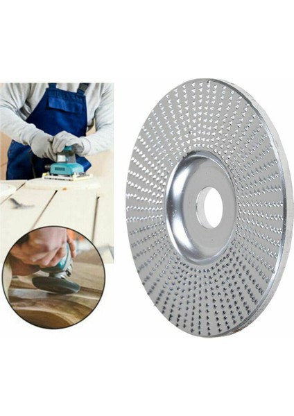 4 Inç 100X16MM Açı Öğütücü Ahşap Taşlama Tekerleği Zımpara Şekillendirme Oyma Diski - Gümüş (Yurt Dışından) fiyatları