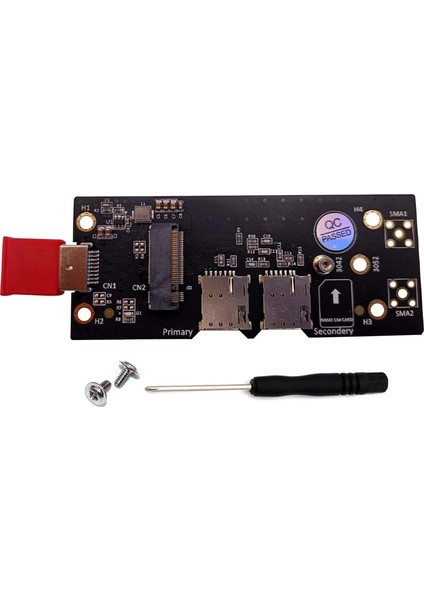 Ngff M.2 Anahtar B - Çift Nano'lu USB 3.0 Adaptör Yükseltici Kartıwwan/lte Modülü Için Konnektör Yuvası