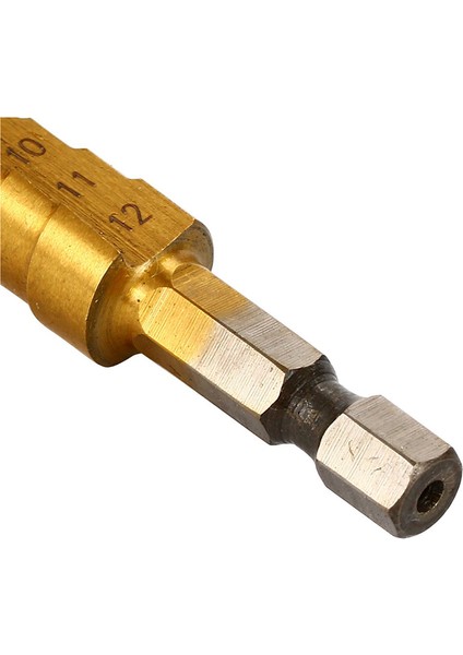 Brüt Metal Havşa Basamaklı Matkaplar Titanyum Uç Deliği Boyutu 3-12 mm BI106 fırsatları