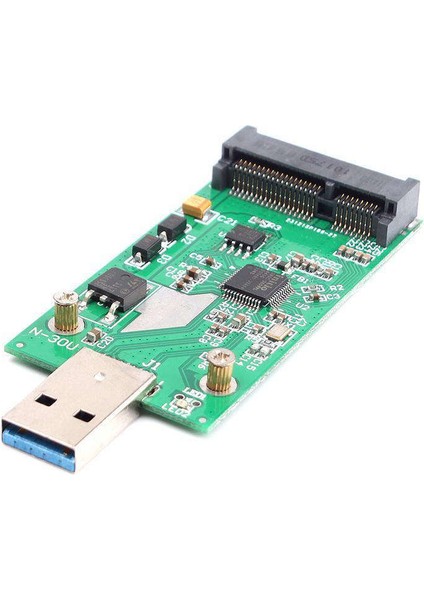 USB 3.0 - Mini Pcie Msata SSD Harici Msata - USB 3.0 SSD Dönüştürücü Adaptör indirimleri