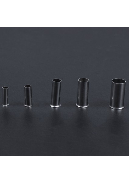 1250X Karışık 5 Model Bared Bootlace Yüksük Kiti 2.5 -16 mm Yalıtımsız Elektrik Sıkma Kablosu Kablo Uç Terminali fırsatları