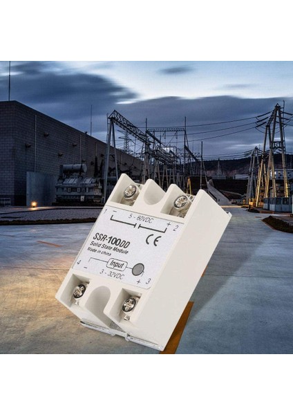 Solid State Röle SSR-100DD 100A 3-32V Dc Giriş - 24-220V Dc Ssr 100DD SSR-100 Dd Endüstri Kontrolü