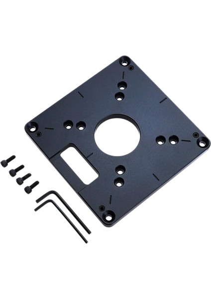 Yönlendirici Tabla Ekleme Plakası Evrensel Kırpma Makinesi Ağaç Işleme Gravür Aksesuarı Için Flip Board Montaj Plakası