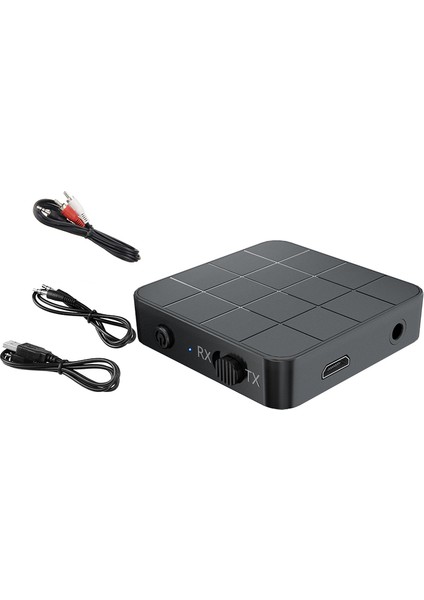 Bluetooth 5.0 Alıcı2 In 1 3.5mm Aux Jack Rca Hifi Müzik Araba Tv Kulaklık Hoparlör Kablosuz Ses Adaptörü(Yurt Dışından)