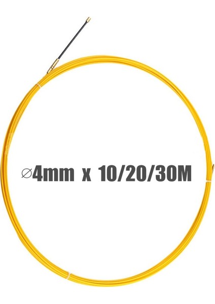 Alettel Kablo Fiberglas Balık Teyp Makarası Boru Kanalı Rodder 4mm # 30M