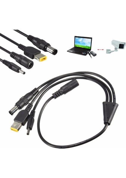Evrenselıbm Len * V- Thinkpad Için 5.5x2.1mm Dişi Dc Güç Kablosu Fiş Dönüştürücü Adaptör fiyatları
