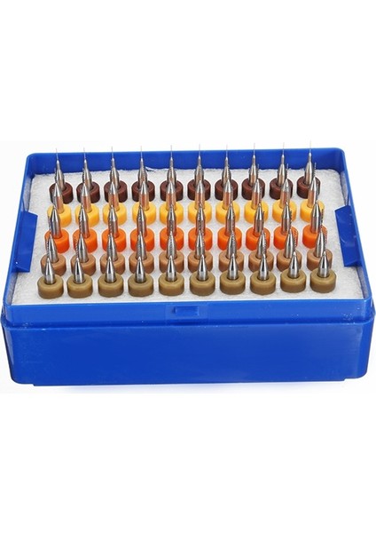 【esnek Tedarik】 Drillpro 50 Adet Tungsten Karbür Mikro Matkap Uçları Seti Gravür Aletleri Içindevre Kartı