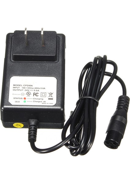 Yeni Araç Dc 24V 0.6A 3-Prong Pil Şarj Cihazı Razor E100 E125 E500S PR200 Scooter Için modelleri
