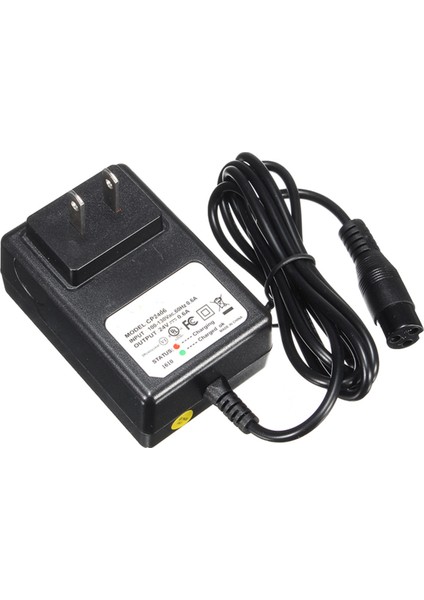 Yeni Araç Dc 24V 0.6A 3-Prong Pil Şarj Cihazı Razor E100 E125 E500S PR200 Scooter Için fırsatları