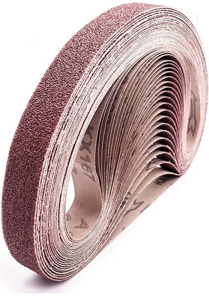 28 Adet Zımpara Bantları 1X30-INCH Zımpara Bantı Alüminyum Oksit Bantlı Zımpara Kağıdı (4 Adet 40/60/80/120/180/240/400 Irmik)(Yurt Dışından)