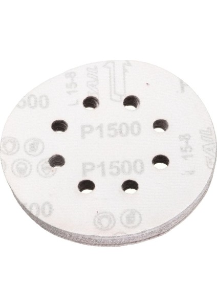 10 Adet 5 Inç 125MM 8 Delik 60 #-2000 # Zımpara Diski Kağıdı Rastgele Yörünge Kanca Döngüsü