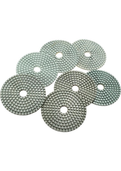 8 Adet Elmas Parlatma Pedleri Granit Taş Beton Mermer Için 4 Inç Islak / Kuru Set(Yurt Dışından) fiyatları