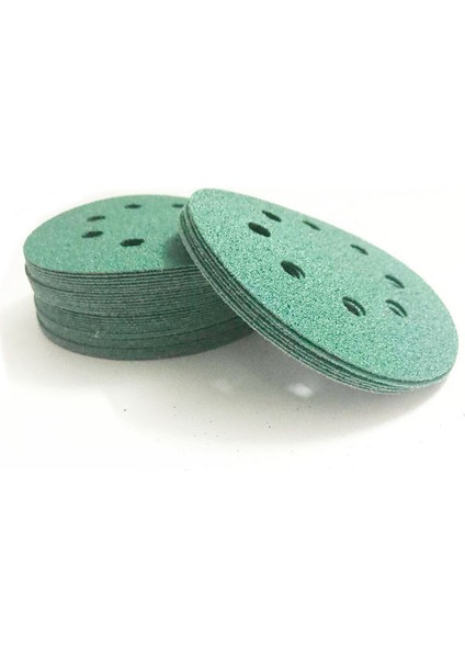 5 Inç 8 Delik 80 Kum Kanca Döngü Zımpara Diskleri Orbital Zımpara Kağıdı, Araba Boyası Ahşap Veya Metal Taşlama Için - 50 Paket indirimleri