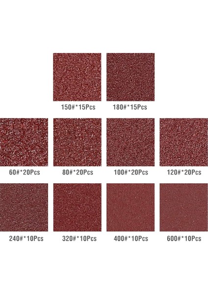 150 Adet Zımpara Seti, 5-Inç 8 Delikli Zımpara Diskleri 60,80,100,120,150,180,240,320,400,600 Irmik Rastgele Yörüngeli Zımpara Için fiyatları