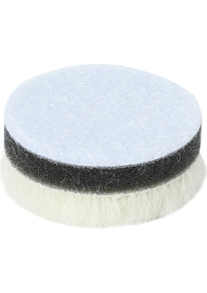 20 Adet 1 Inç Yün Parlatma Pedi Araba Veya Cam Parlatma Için Parlatıcı Pedleri Detay Ayna Finish Cila Temizleme Aracı