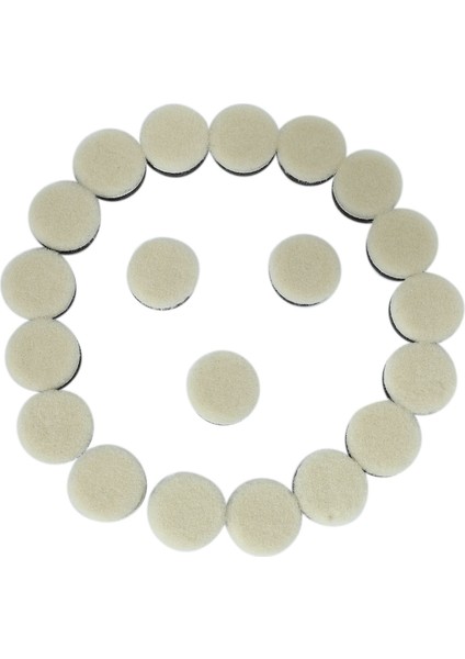 20 Adet 1 Inç Yün Parlatma Pedi Araba Veya Cam Parlatma Için Parlatıcı Pedleri Detay Ayna Finish Cila Temizleme Aracı indirimleri