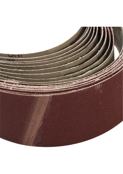 Drillpro 10 Adet 60/120/150/240 Kum 40MM x 680MM Taşlama Makinesi Için Zımpara Kayışı