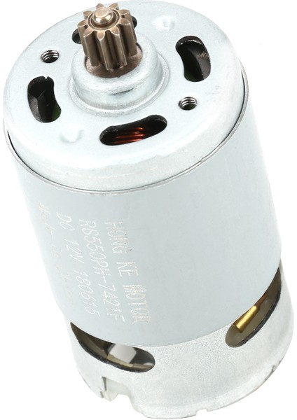 Elektrikli Matkap Makinesi Alet Aksesuarları Için Endüstriyel Tek Hız 9 Diş Dişli Dc Motor