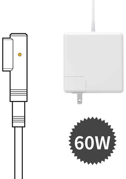 MacBook Pro Şarj Cihazı Için 60W L-Tip Manyetik Ac Güç Adaptörü L Kafa 11 Inç 13 Inç 15 Inç Bilgisayar-Abd Fişi