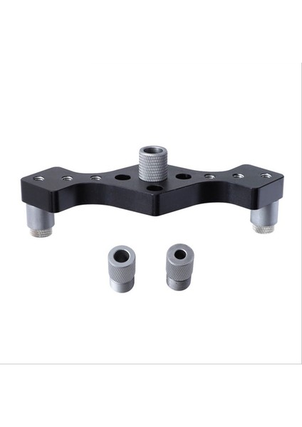 Ağaç Işleme Dübel Jig Dikey Delik Delme Bulucu Kendinden Merkezleme Matkap Kılavuzu 6 8 10MM Cep Delik Jig Siyah