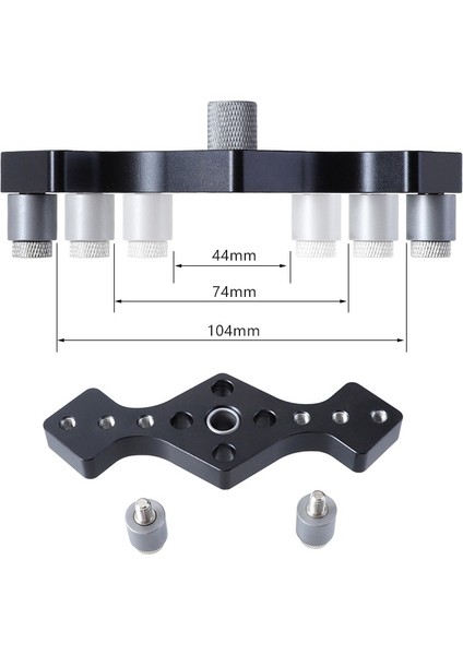 Ağaç Işleme Dübel Jig Dikey Delik Delme Bulucu Kendinden Merkezleme Matkap Kılavuzu 6 8 10MM Cep Delik Jig Siyah