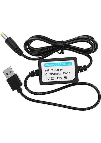 USB Güçlendirme Hattı Güç Kaynağı 5V - 12V Güç Hattı 1A Güç Kablosu