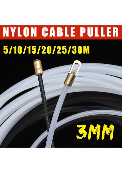 5m 3mm Naylon Tel Kablo Çubuk Elektrikçi Itme Çektirme Kanalı Balık Bandı fiyatları