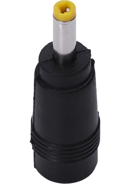 Sarı Uç 4.0x1.7 mm Erkek Fiş - 5.5x2.1 mm Dişi Jak Dc Güç Konektörü Siyah fiyatları