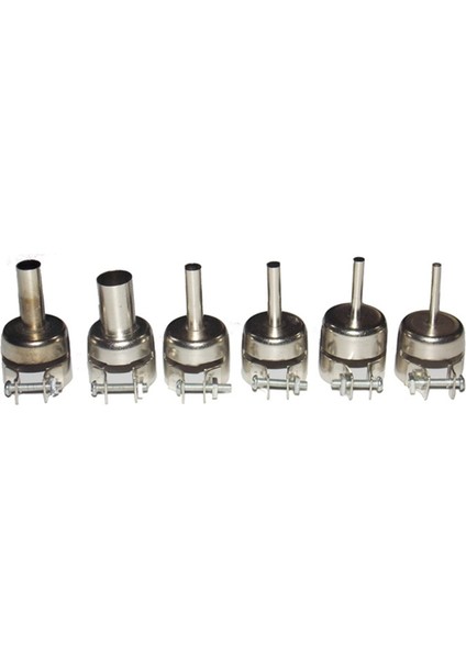 6 Adet 3-12MM Dairesel Nozullar Sıcak Hava Lehimleme Istasyonu Için Evrensel Metal Isıya Dayanıklı Nozullar (Yurt Dışından)