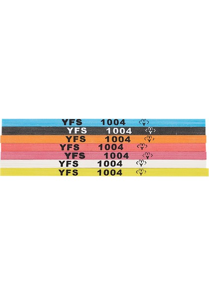 7 Adet Parlatma Seramik Elyaf Taş 1004 Farklı Irmik Alıştırma 100X4X1MM