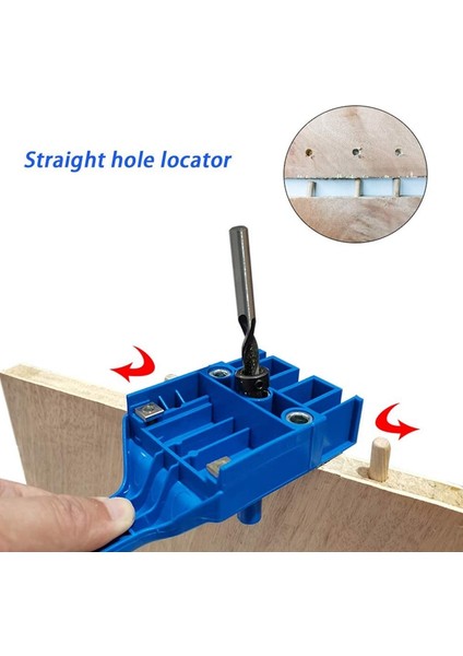 41 Adet Ağaç Işleme Dübel Jig Takımı, 6/8/10 mm Ahşap Dübel Delme Kılavuzu, Ahşap Delme Kavela Delik Testere Aletleri(Yurt Dışından)