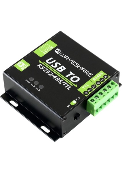 Waveshare FT232RL RS232/RS485/TTL Uart Haberleşme Modülü Izolasyonlu Seri Çift Yönlü Endüstriyel Sınıf