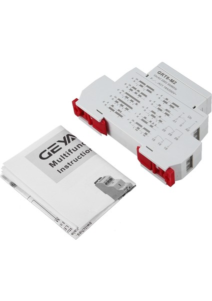 Geya 16A Çok Işlevli Zaman Rölesi AC220V Din Raylı Otomatik Grt8-M2