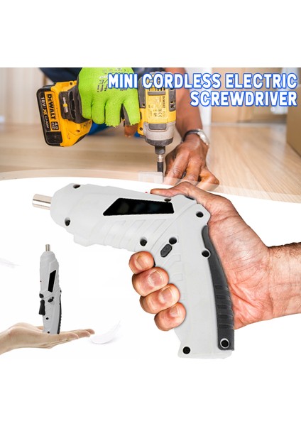 Mini Kordonsuzçalışma Işıklı Elektrikli Tornavida USB Şarj Edilebilir Matkap Sürücüsü Stadnard/ters Çok Işlevli Iki Kavrama Modu modelleri