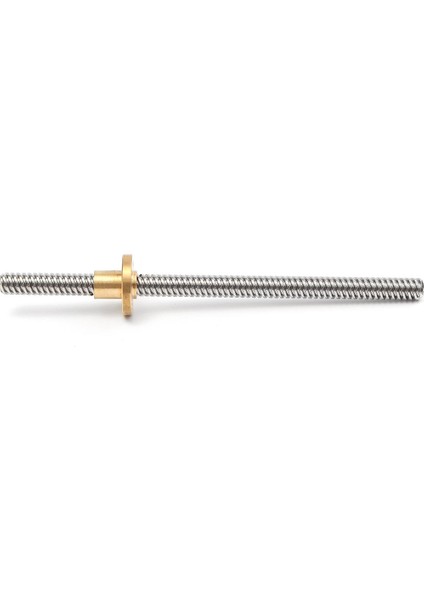 Purism Paslanmaz Çelik 8mm T8X2 Kurşun Vida Dişli Çubuk Trapez Acme Step [150MM]