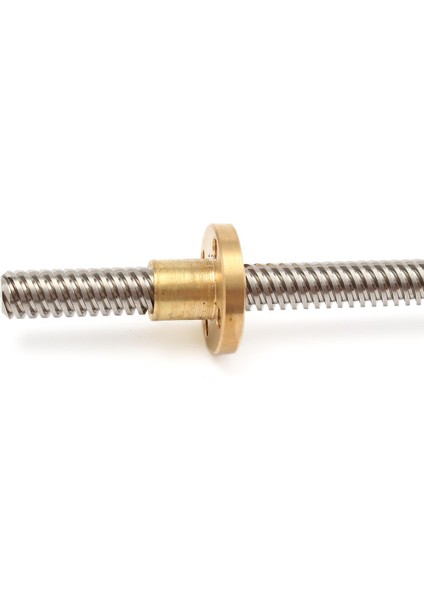 Purism Paslanmaz Çelik 8mm T8X2 Kurşun Vida Dişli Çubuk Trapez Acme Step [150MM]