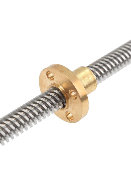 Purism Paslanmaz Çelik 8mm T8X2 Kurşun Vida Dişli Çubuk Trapez Acme Step [150MM]