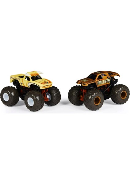 Spin Master Monster Jam 1:64 Renk Değiştiren Araçlar Bulldozer Vs Team Meents