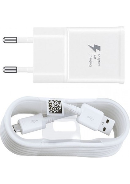 Samsung N7100 Galaxy Note 2 Hızlı Şarj Aleti Adaptör + Micro USB Kablo