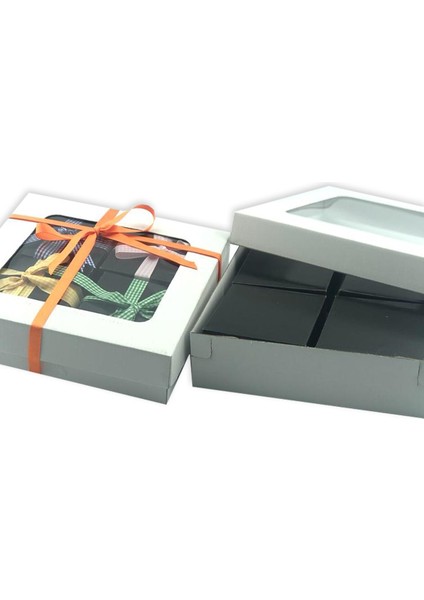 23X23X6 Sürpriz Kutu Pencere Kapaklı Hediye - Sürpriz Kutu (10 Adet )