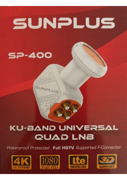 SP-400 Quad Üniversal Bağımsız Dörtlü Lnb