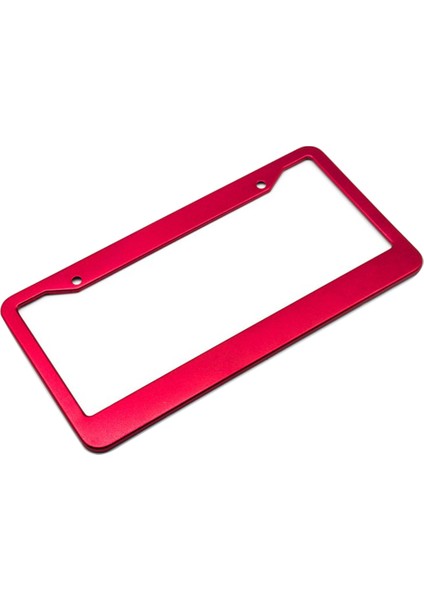 Metal Alüminyum Alaşım Anodize Araba Plaka Çerçeve Tutucu Boş Kırmızı (Yurt Dışından) fiyatları