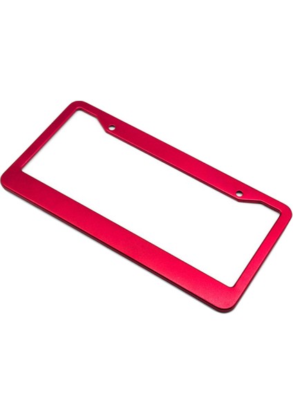 Metal Alüminyum Alaşım Anodize Araba Plaka Çerçeve Tutucu Boş Kırmızı (Yurt Dışından) modelleri