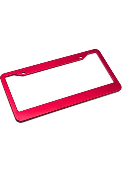 Metal Alüminyum Alaşım Anodize Araba Plaka Çerçeve Tutucu Boş Kırmızı (Yurt Dışından) fırsatları
