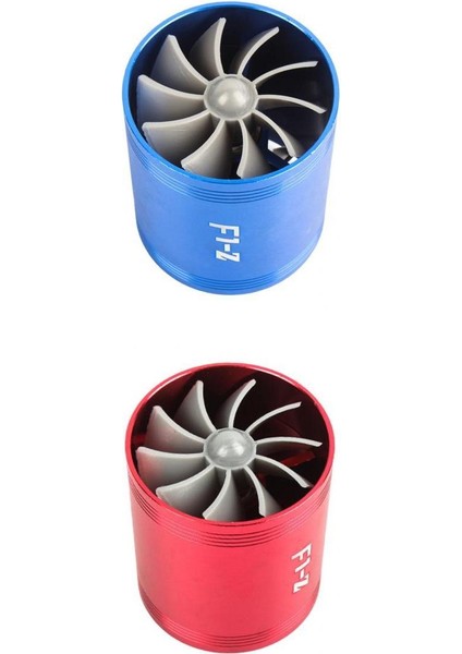 2x Turboşarj Çift Fan Süper Şarj 2.5-2.9 Inç Kolay Kurulum (Yurt Dışından)