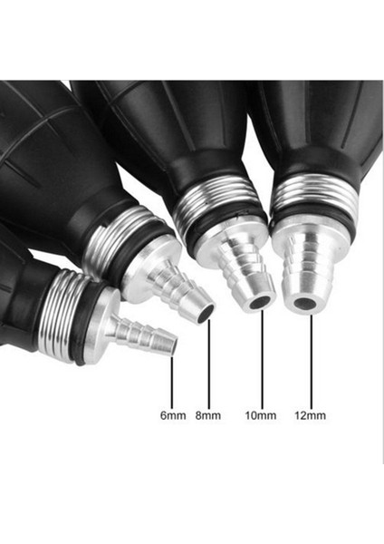 12MM-1/2 Düz Yakıt Hattı Pompası Astar Ampul Tekne Benzinsiz Geri Dönüş Topu (Yurt Dışından)