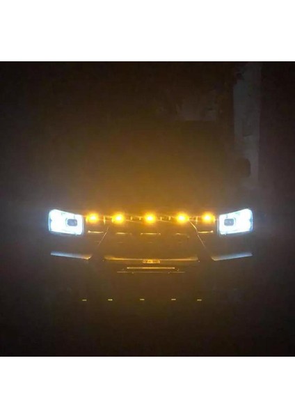 Ford F-150 F150 Için 3x LED Işık Raptor Style Grille Grill 2015-2019 - Sarı (Yurt Dışından) fiyatları