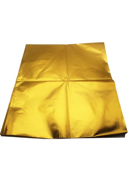 Yapışkan Egzoz Manifoldu Isı Wrap Yansıtın Altın 39 "X47" Isı Kalkanı Bant (Yurt Dışından)