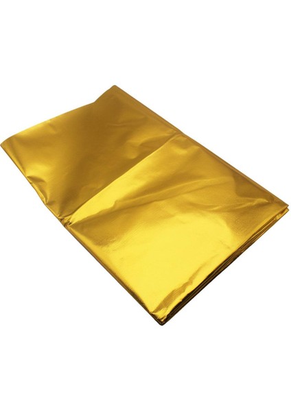 Yapışkan Egzoz Manifoldu Isı Wrap Yansıtın Altın 39 "X47" Isı Kalkanı Bant (Yurt Dışından)