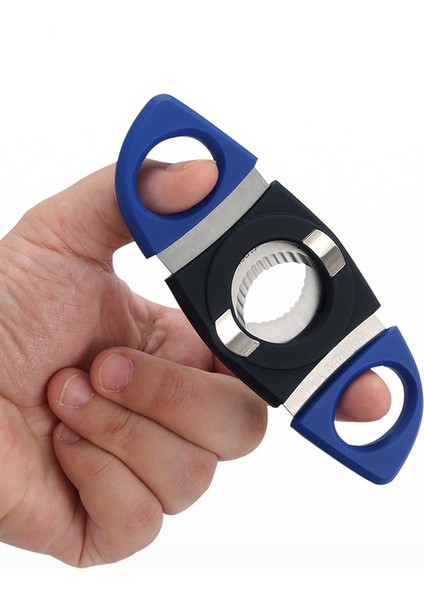 Plastik Standlı Puro Kesici Siyah/mavi 60 Ring modelleri
